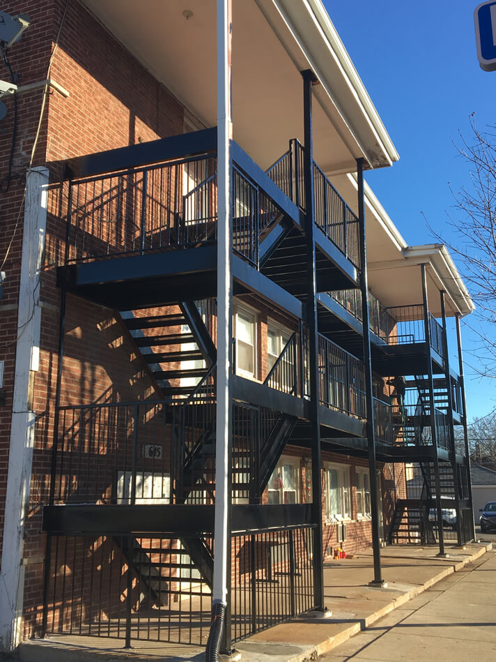 steel porch